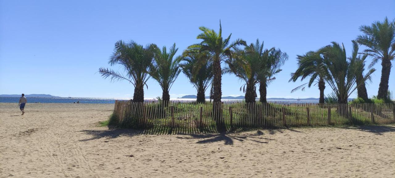 2 Chambres Cote Plage Et Aeroport Hyeres Bagian luar foto